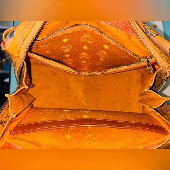 MCM Visetos Boston Bag - Picture 10 of 11